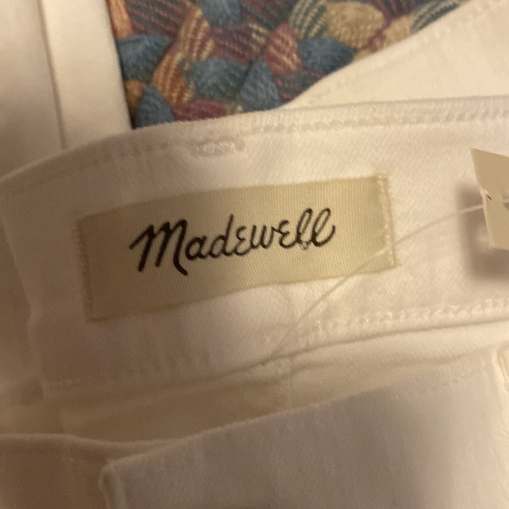 Madewell White Vintage Crop Jeans - Picture 5 of 10